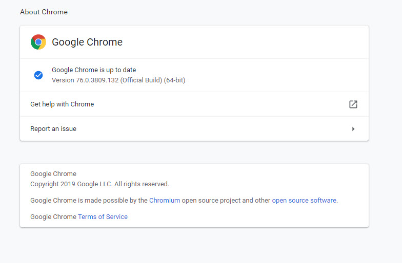 Chrome Latest Build