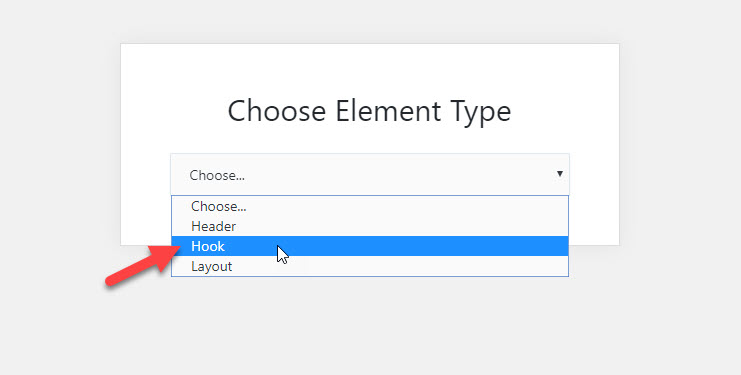 Adding hook element in generatepress 